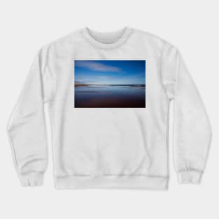 Winter Blue on Druridge Bay Crewneck Sweatshirt